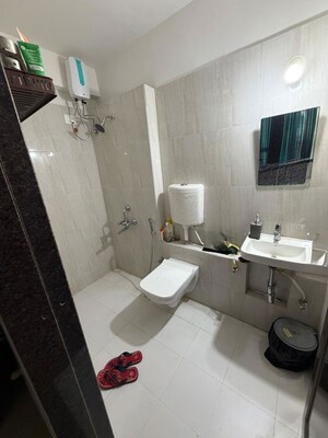 Bathroom in 1 BHK Apartment at Puranik Tokyo Bay Phase 2A, Kasarvadavali – for Rent
