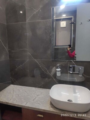 Bathroom in 1 BHK Apartment at Paranjape Blue Ridge, Hinjewadi – for Rent