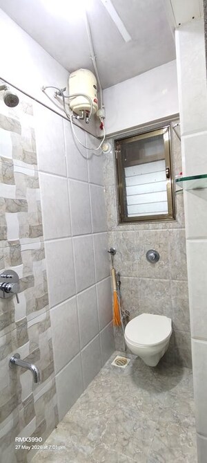 Bathroom in 1 BHK Apartment at Bhandup Subhakamana CHS, Bhandup East – for Rent