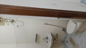 Bathroom in 2 BHK Builder Floor at Rajpur – for Rent