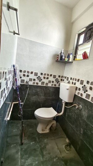 Bathroom in 1 RK Independent House at Anand Park, Wadgaon Sheri – for Rent