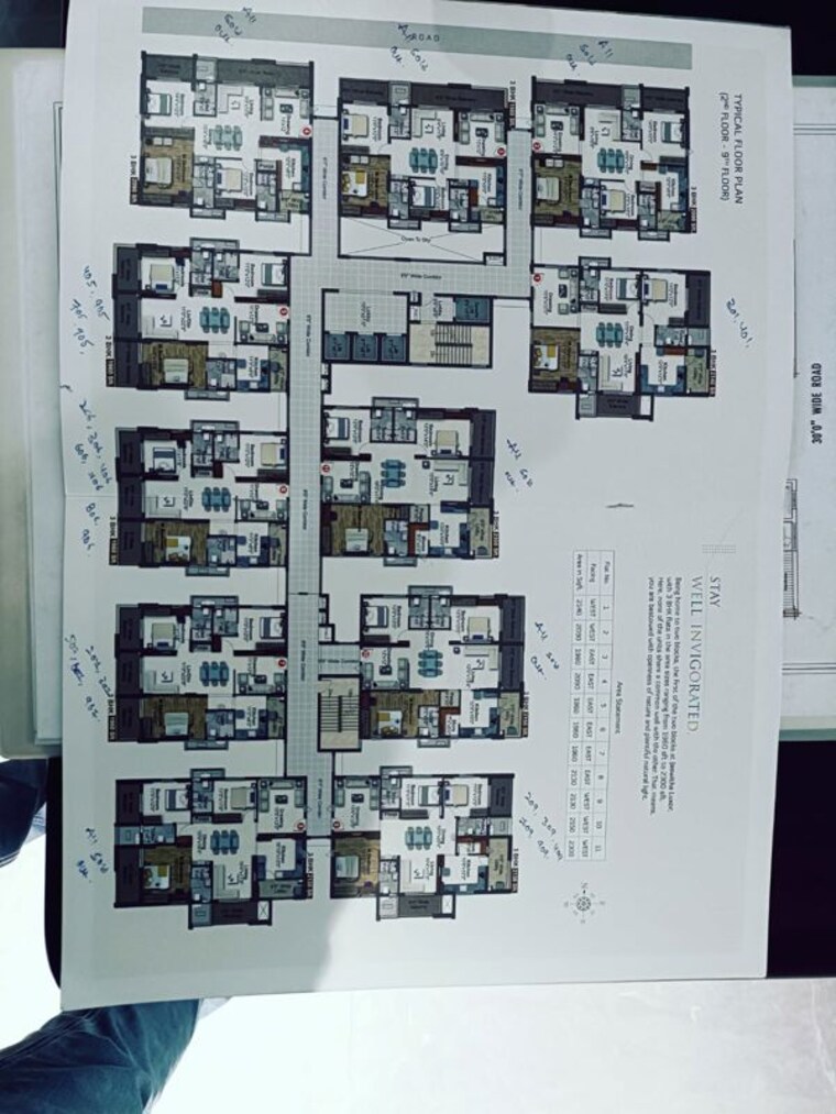 Master Plan, jaswitha-luxor-apartments 3 Bedroom 1960 Sq.Ft. Apartment In Kokapet Hyderabad 10405153