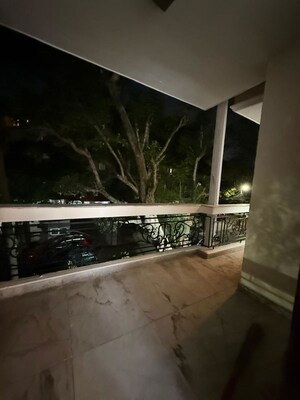 Balcony in 3 BHK Builder Floor at Nehru Enclave – for Rent