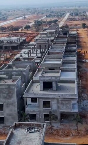 4 BHK Villa – Exterior View View at Manju Opus Greens, Kollur - for Sale