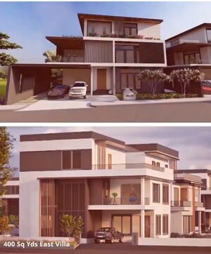 4 BHK Villa – Exterior View View at Manju Opus Greens, Kollur - for Sale