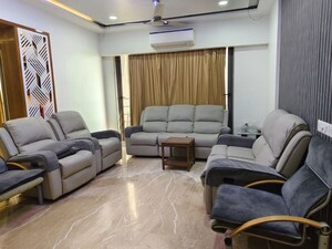 Living Room in 3 BHK Apartment at Addor Cloud 9, Satellite – for Rent