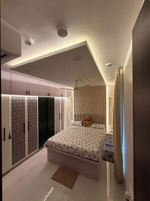 Bedroom in 3 BHK Apartment at Goel Ganga Serio, Kharadi – for Rent