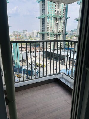 Balcony in 3 BHK Apartment at Rahul Downtown, Punawale – for Rent