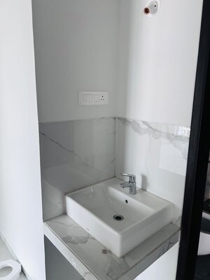 Bathroom in 3 BHK Apartment at Rahul Downtown, Punawale – for Rent