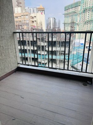 Balcony in 3 BHK Apartment at Rahul Downtown, Punawale – for Rent