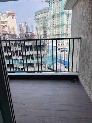 Balcony in 3 BHK Apartment at Rahul Downtown, Punawale – for Rent