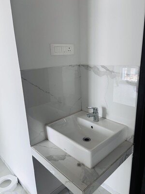 Bathroom in 3 BHK Apartment at Rahul Downtown, Punawale – for Rent
