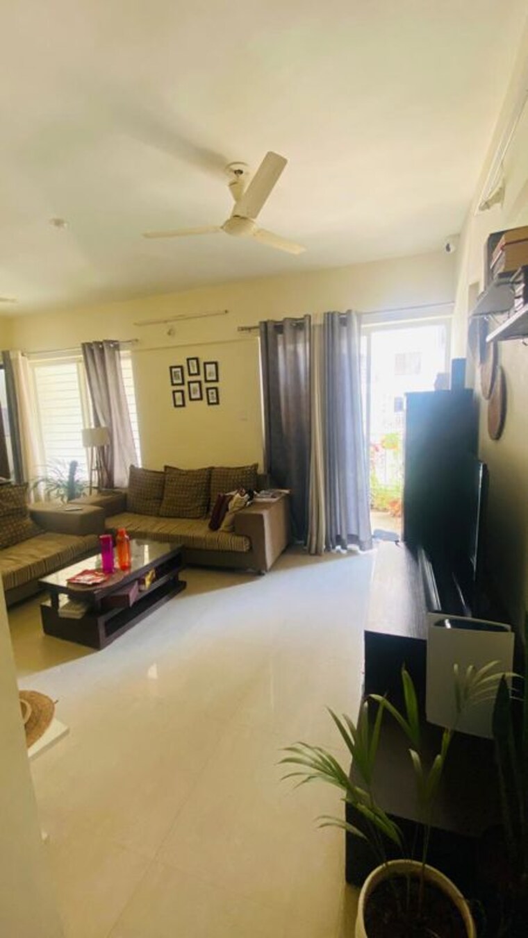 Living Room, satkar-citta-giardino 3.5 Bedroom 2300 Sq.Ft. Apartment In Aundh Pune 10405592