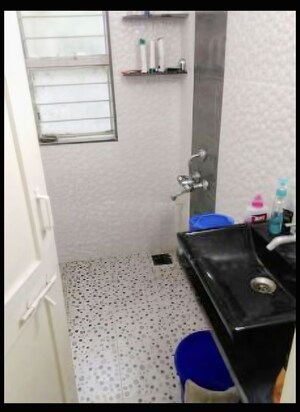 Bathroom in 1 BHK Builder Floor at Goodwill Enclave Apartment, Kalyani Nagar – for Rent