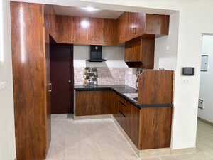 Kitchen in 3 BHK Apartment at Prestige Jindal City, Bagalakunte – for Rent