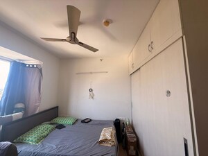 Bathroom in 2 BHK Apartment at Bhartiya City Nikoo Homes II, Thanisandra Main Road – for Rent