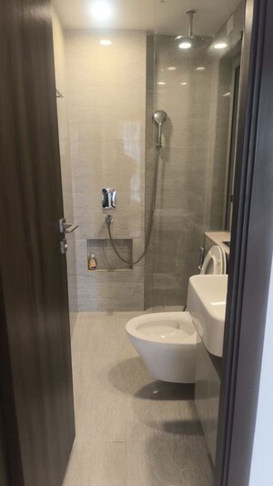Bathroom in 3 BHK Apartment at Hiranandani Highland, Powai – for Rent