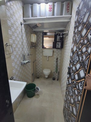 Bathroom in 1 BHK Apartment at Rosa Classique, Kasarvadavali – for Rent