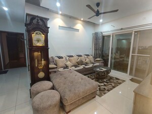 Living Room in 2 BHK Apartment at Bhartiya City Nikoo Homes 4, Thanisandra Main Road – for Rent