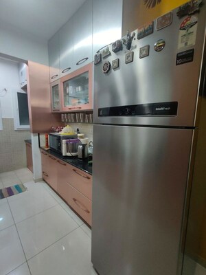 Kitchen in 2.5 BHK Apartment at LnT Raintree Boulevard, Hebbal – for Rent