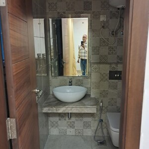 Bathroom in 3 BHK Builder Floor at Hauz Khas Enclave – for Rent