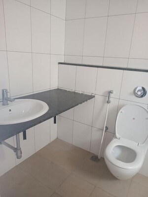Bathroom in 2 BHK Apartment at Godrej Aqua, International Airport Road – for Rent