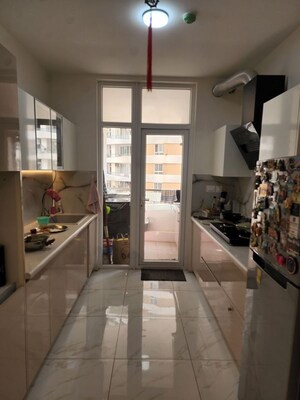 Kitchen in 2.5 BHK Apartment at Mantri Lithos, Thanisandra – for Rent