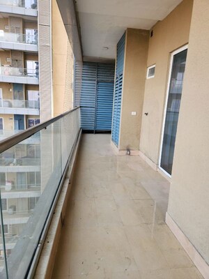 Balcony in 3 BHK Apartment at Supertech Supernova Nova Residences, Sector 94 – for Rent