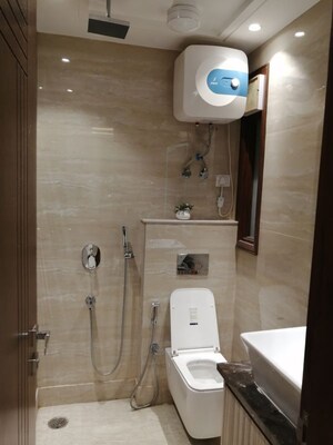 Bathroom in 3 BHK Builder Floor at Anand Niketan – for Rent