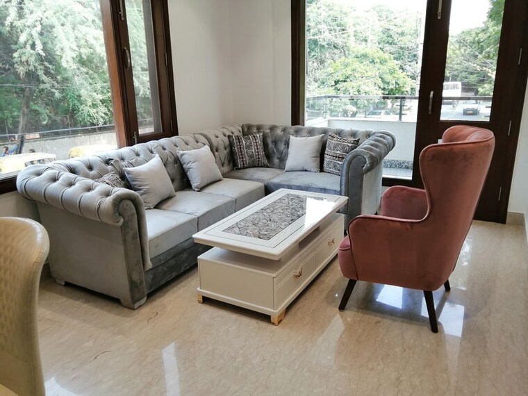 Living Room, anand niketan 3 Bedroom 1600 Sq.Ft. Builder Floor In Anand Niketan Delhi 10406167