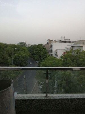 Balcony in 3 BHK Builder Floor at Anand Niketan – for Rent