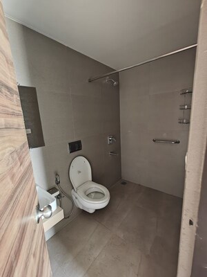 Bathroom in 2 BHK Apartment at Akshar Alvario, Seawoods – for Rent