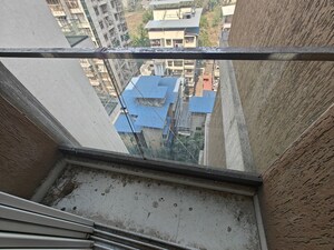 Balcony in 2 BHK Apartment at Akshar Alvario, Seawoods – for Rent