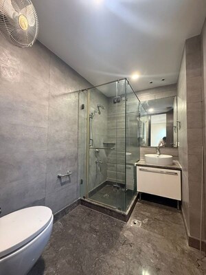 Bathroom in 4 BHK Builder Floor at Greater Kailash I – for Rent