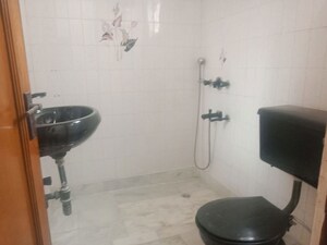 Bathroom in 3 BHK Builder Floor at Hauz Khas Market – for Rent
