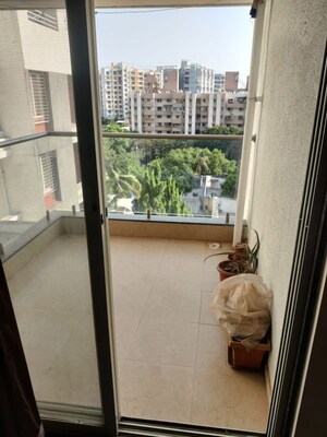 Balcony in 2 BHK Apartment at Kuber Imperia, Wakad – for Rent