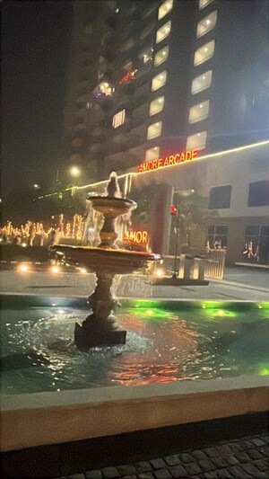 Swimming Pool in 3.5 BHK Apartment at Wave Amore, Sector 32 – for Rent