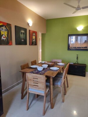 Dining area in 3 BHK Penthouse at Sancoale – for Sale