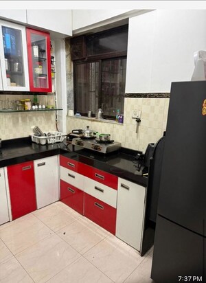 Kitchen in 2 BHK Apartment at Shah Complex 2, Sanpada – for Rent