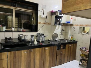 Kitchen in 2 BHK Apartment at Shah Complex 2, Sanpada – for Rent