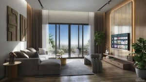 Living Room in 3 BHK Apartment at Sattva Aaranya, Raja Rajeshwari Nagar – for Sale