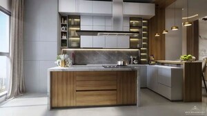 Kitchen in 3 BHK Apartment at Sattva Aaranya, Raja Rajeshwari Nagar – for Sale