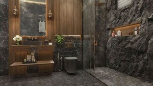 Bathroom in 3 BHK Apartment at Sattva Aaranya, Raja Rajeshwari Nagar – for Sale