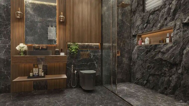 Bathroom, sattva-aaranya 3 Bedroom 2117 Sq.Ft. Apartment In Raja Rajeshwari Nagar Bangalore 10406395