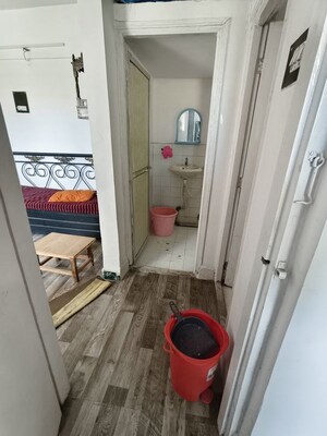 Bathroom in 1 RK Apartment at Vasant Valley Complex, Malad East – for Rent