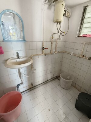 Bathroom in 1 RK Apartment at Vasant Valley Complex, Malad East – for Rent
