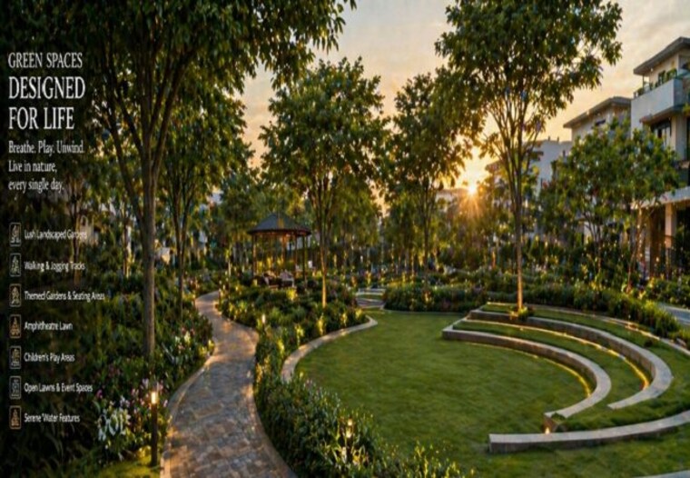 Garden, akshita-akreya 4 Bedroom 4260 Sq.Ft. Villa In Shamirpet Hyderabad 10406526