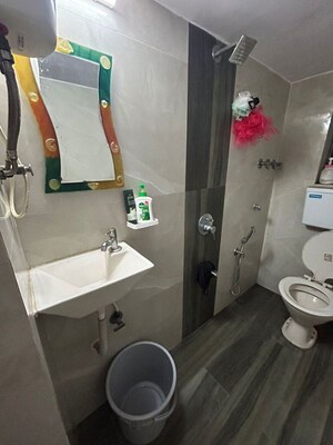 Bathroom in 2 BHK Apartment at Heritage View Vile Parle, Vile Parle West – for Rent