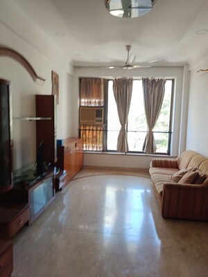 Living Room in 1 BHK Apartment at Colaba Court, Colaba – for Sale