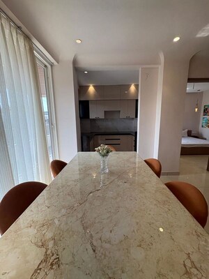 Dining area in 3 BHK Apartment at Awadhpuri – for Sale